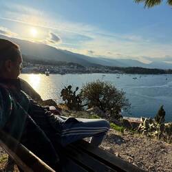 Pause neben dem Glockenturm mit 1a Aussicht