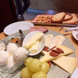 bei dieser Milchfarm haben wir die erste Nacht in der Nähe von Como verbracht.