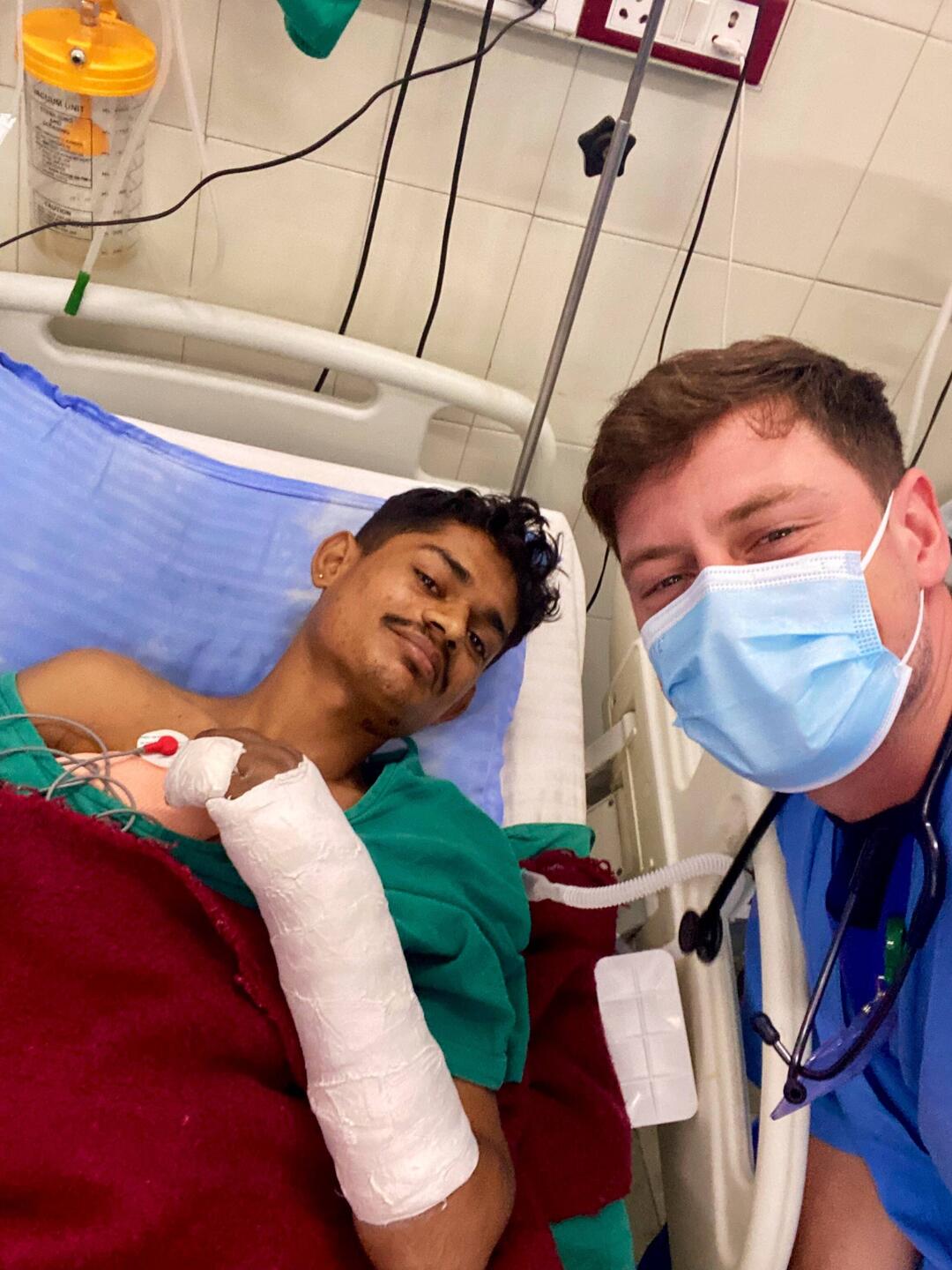 Dhiraj ist noch nicht überm Berg