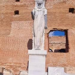 A Pergame, on trouve des traces de liens avec l'Egypte. Ici, Sekhmet, divinité guerrière