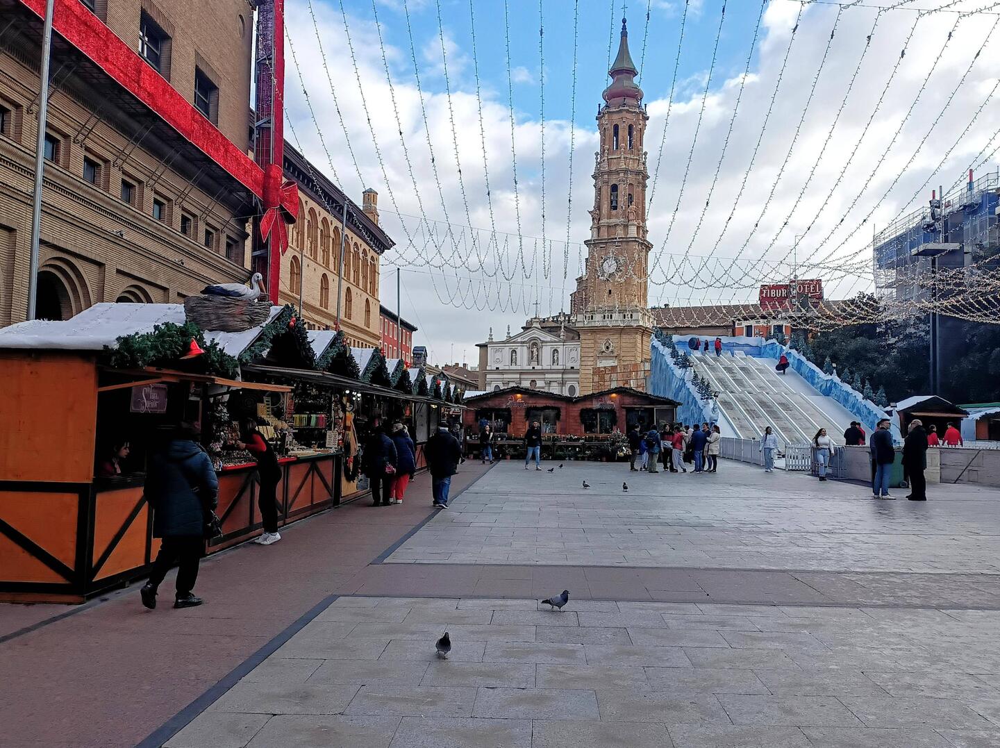 Zaragoza in kerstsfeer