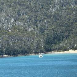 Denman Cove where the 3 night/4 day hike begins
