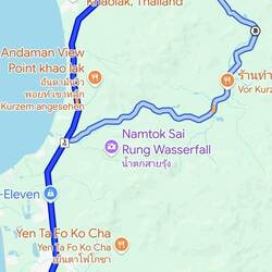 Unsere Tour heute, 67 km.