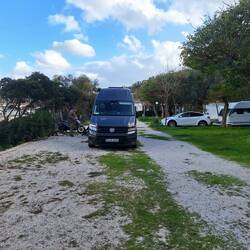 Unser CP Nausicaa, oberhalb des Strandes