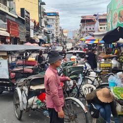 Gewusel in den Marktstraßen