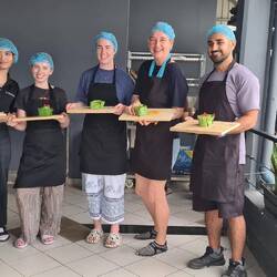 voilá: Fisch Amok. Jetzt noch garen...