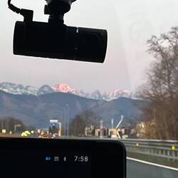 As close as we get to Switzerland - alps Matterhorn somewhere there