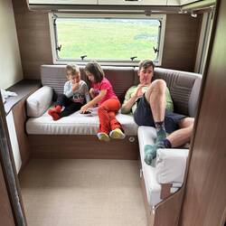 Campervan life - Relaxing after the long hike