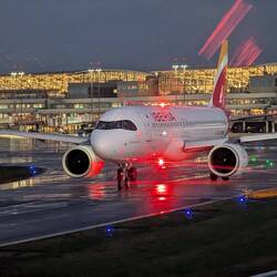 Schöner Blick auf HH Airport