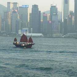Views of HK island, while waiting for ferry to get back there