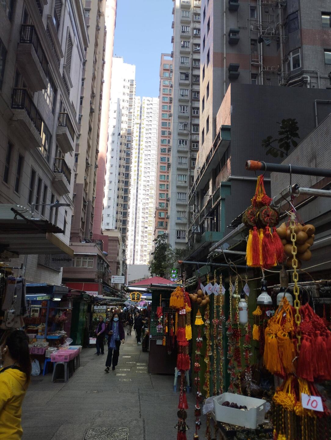 Views walking to the hop on hop off bus