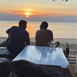 Immer wieder schön die Sonnenuntergänge.