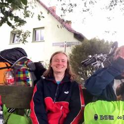 Pause kurz vor dem Ziel