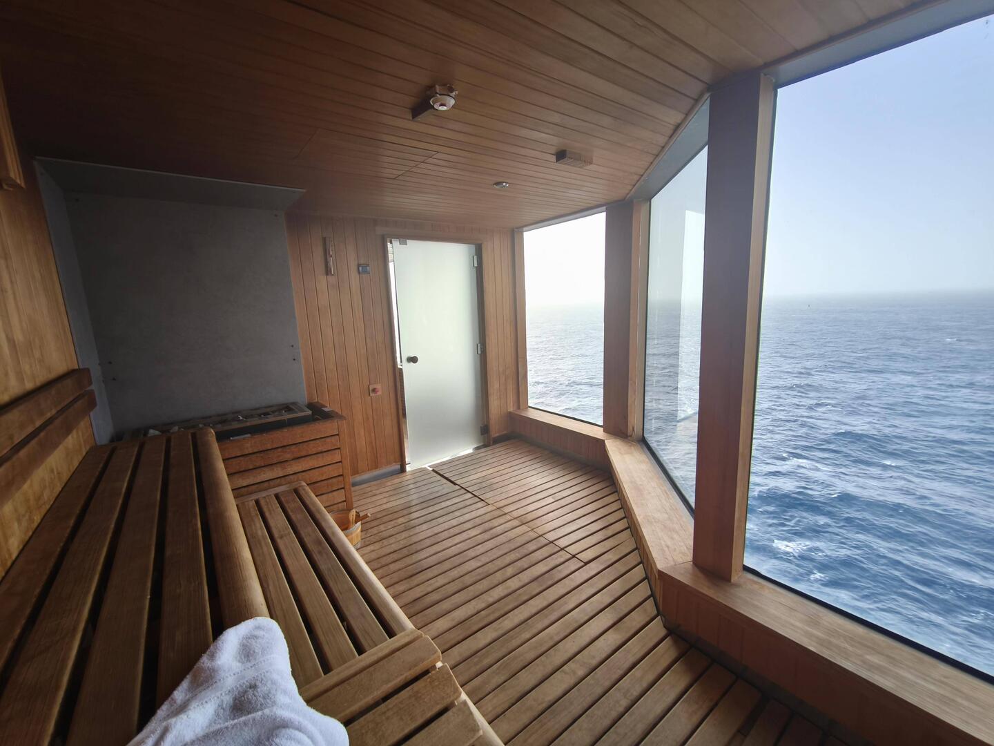 Sauna mit Blick auf dem Atlantik