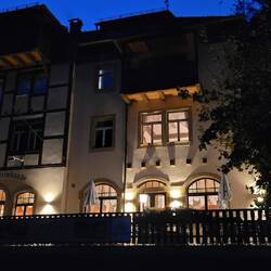 Stärkung nach der Wanderung in der Schrammsteinbaude