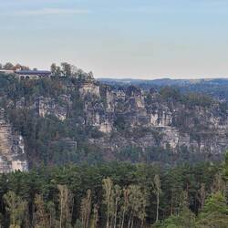 Blick zur Bastei