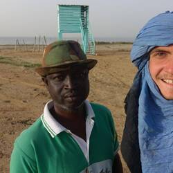 Mein Guide Dah und ich