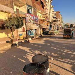 Strasseneindruck in Edfu