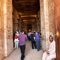 Eingang - man konnte sich hier mit dem Tempelschlüssel fotografieren lassen - gegen Trinkgeld