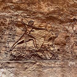 Ramses II tötet einen Feind