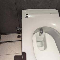 Back sprayer built in, but missing a wall sprayer for some reason