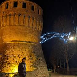Festung Rocca Sforzesca am höchsten Punkt des Ortes