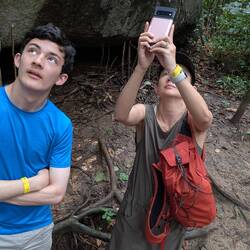 We spent a lot of time looking up