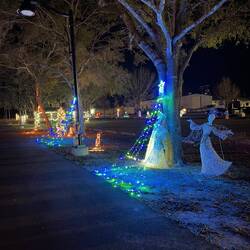 Open lot adjacent Greenway all decked out