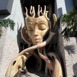 Dezenter Hauseingang