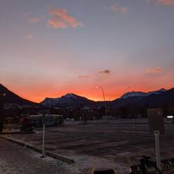 wieder mal super Sonnenaufgang auf Arbeit