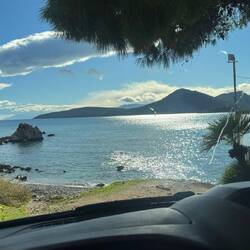 Assíni Beach Parkplatz