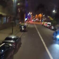 Der Weg vom Hotel über die Themse