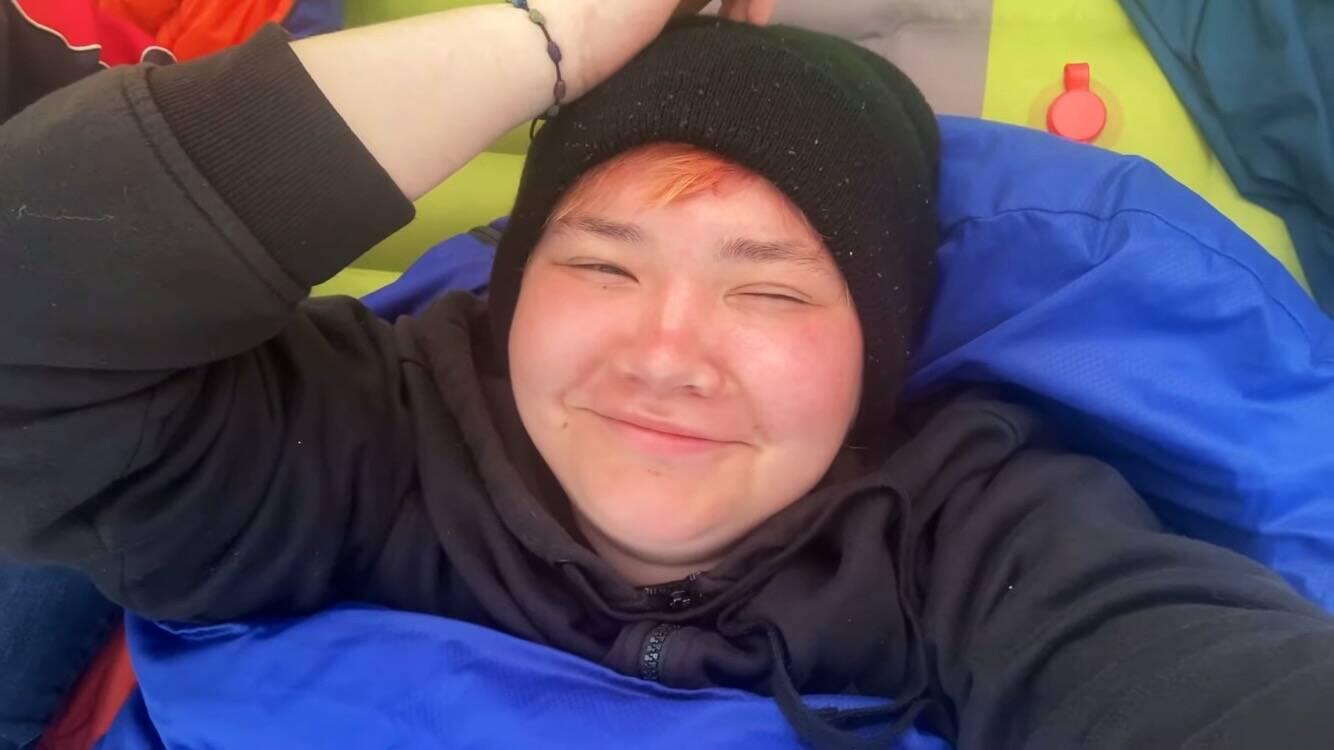 Leicht verpeilt aufgewacht