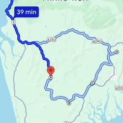 Unsere Route heute 140 km.