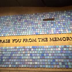 One unique shade of blue for each person lost