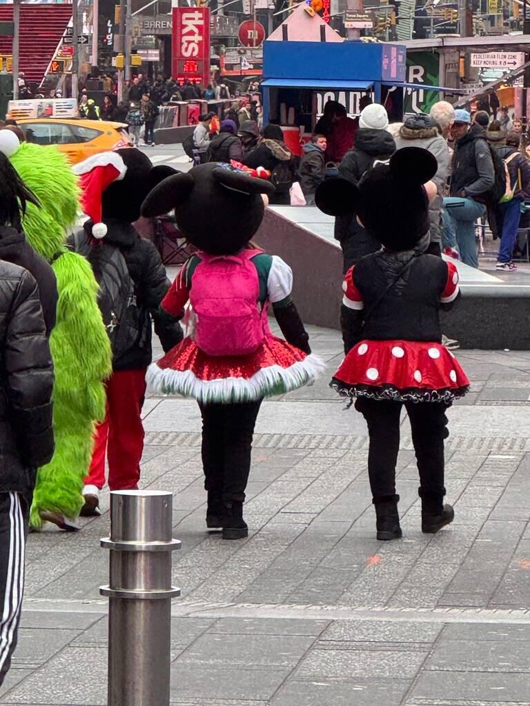 Mickey & Minnie Strolling