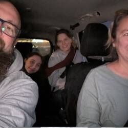 Die liebste Steffi holt uns ab