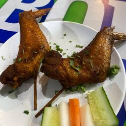 Sehr gut gewürztes Huhn