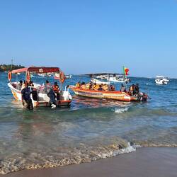 Überfahrt auf die Insel Ngor