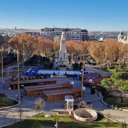 Blick auf den Plaza España