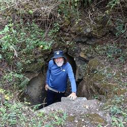 Cave 😊. Well, a lava tunnel. We visited here while camping with Vero, Tom & kids in about 2010