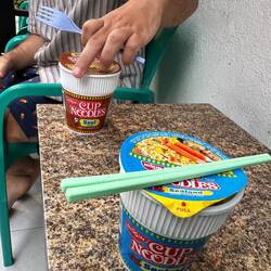 Af en toe een backpack ontbijtje