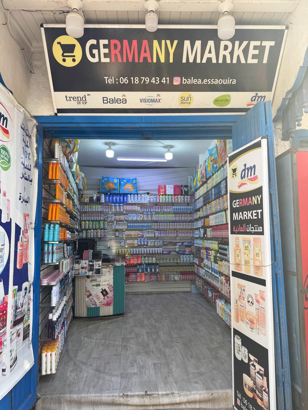 DM, Roßmann, Müller in einem Shop
