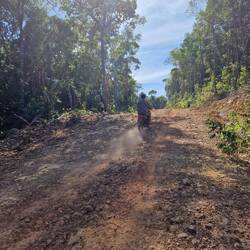 ... denn of de steinige Stross, ...