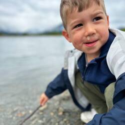 Ben producing his own lametta