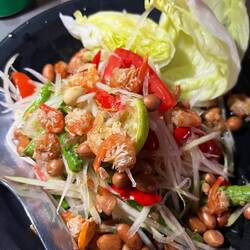 Der Scharfe Papayasalat