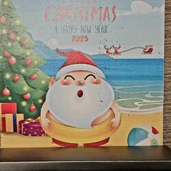 Wie süß - während ich nicht im Zimmer war,wurde mir dieser Weihnachtsgruß hinterlegt 😊