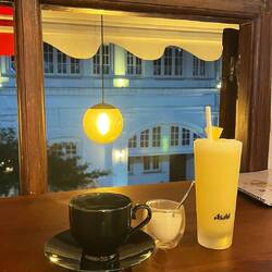 Abendessen mit Blick nach draußen