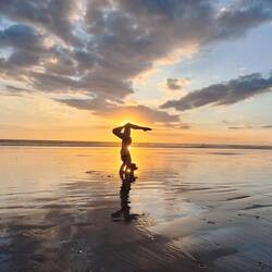 Das schöne Licht beim Sonnenuntergang optimal genutzt 😍
