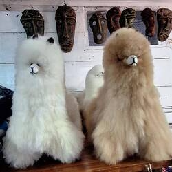 In diesem kleinen Laden habe ich mir eine Alpakadecke gekauft - weich und kuschelig warm!